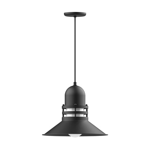 Atomic 16" pendant in Black | Montclair Light Works