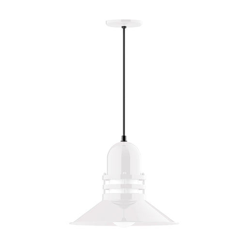 Atomic 16" pendant in White | Montclair Light Works