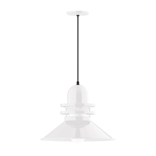 Atomic 18" pendant in White | Montclair Light Works