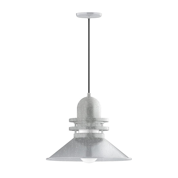 Atomic 18" Pendant Light in Painted Galvanized