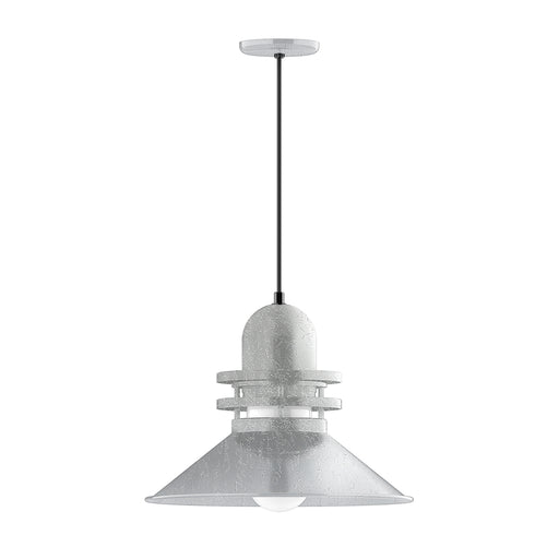 Atomic 18" pendant in Painted Galvanized | Montclair Light Works