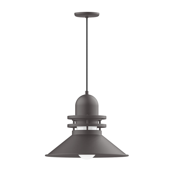 Atomic 18" pendant in Bronze Matte | Montclair Light Works