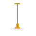 Radial 12" pendant in Bright Yellow | Montclair Light Works