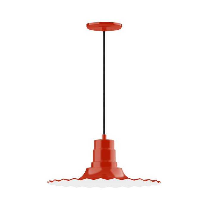 Radial 16" pendant in Vermillion | Montclair Light Works