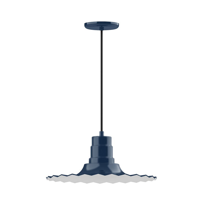 Radial 16" pendant in Navy