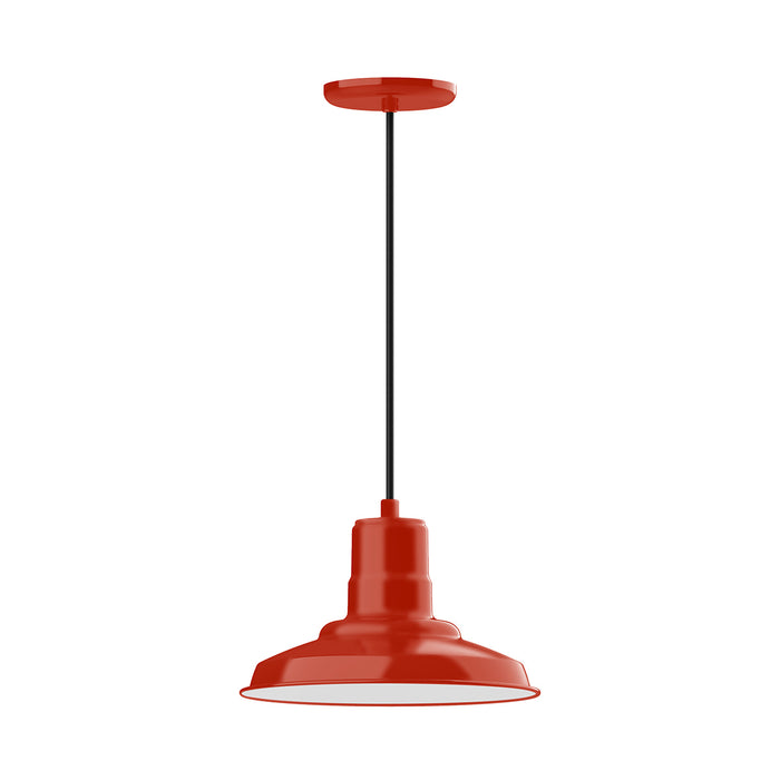 Warehouse 12" LED Pendant in Vermillion | Montclair Light Works
