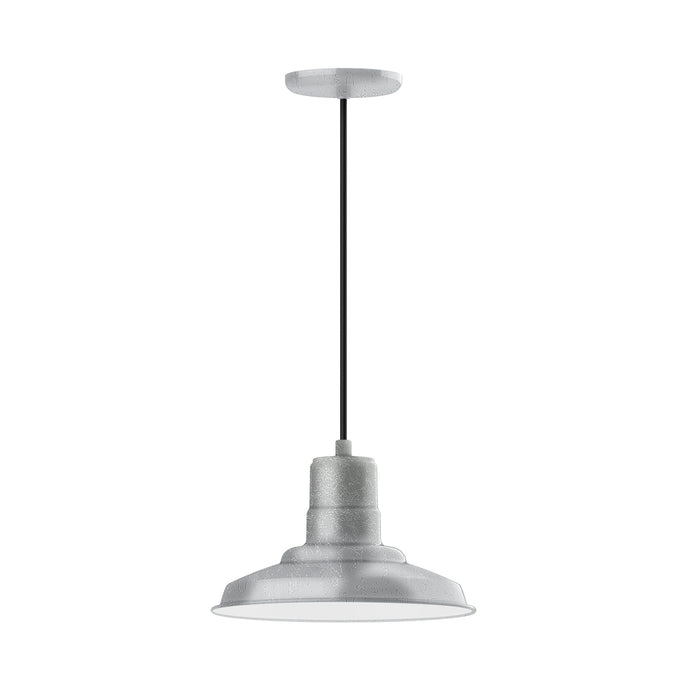 Warehouse 12" pendant in Painted Galvanized | Montclair Light Works