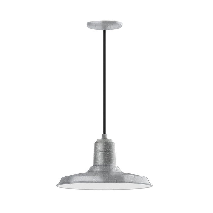 Warehouse 14" pendant in Painted Galvanized