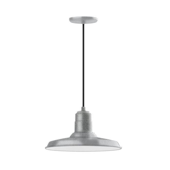 Warehouse 14" pendant in Painted Galvanized | Montclair Light Works