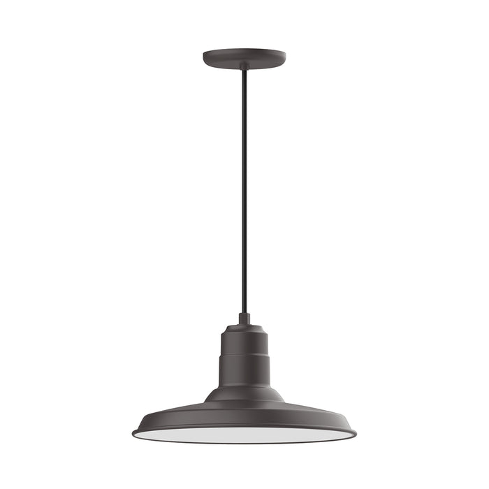 Warehouse 14" pendant in Bronze Matte | Montclair Light Works