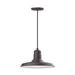 Warehouse 14" pendant in Bronze Matte | Montclair Light Works