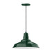 Warehouse 16" pendant in Forest Green | Montclair Light Works