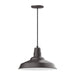 Warehouse 16" pendant in Bronze Matte | Montclair Light Works