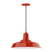 Warehouse 18" pendant in Vermillion | Montclair Light Works