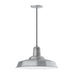 Warehouse 18" LED Pendant in Painted Galvanized | Montclair Light Works