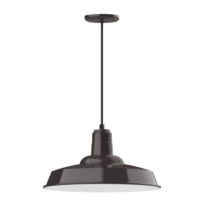 Warehouse 18" LED Pendant Light in Architectural Bronze