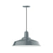 Warehouse 20" pendant in Slate Gray | Montclair Light Works
