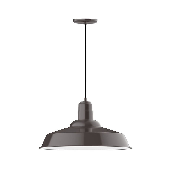 Warehouse 20" LED Pendant Light in Architectural Bronze