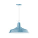 Warehouse 20" LED Pendant in Light Blue | Montclair Light Works
