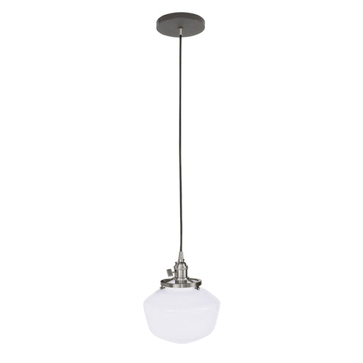 Uno Pendant in Architectural Bronze with Brushed Nickel | Montclair Light Works