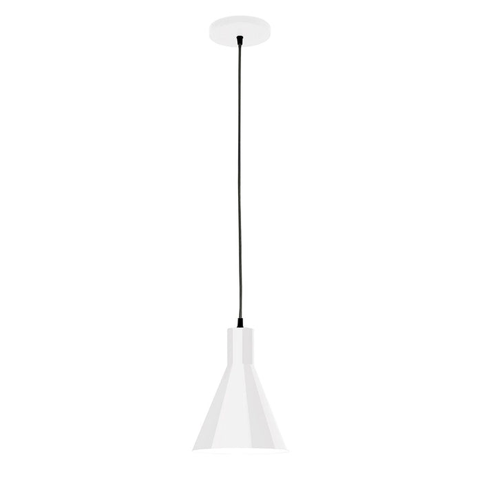 Jerome 8" pendant in White