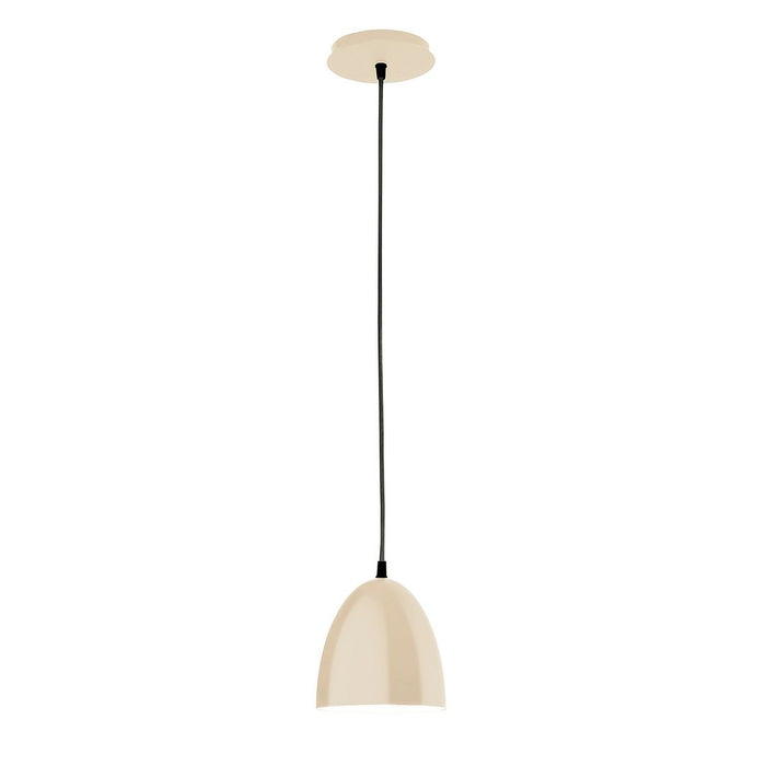 J-Series Jill 6" Pendant Light in Cream