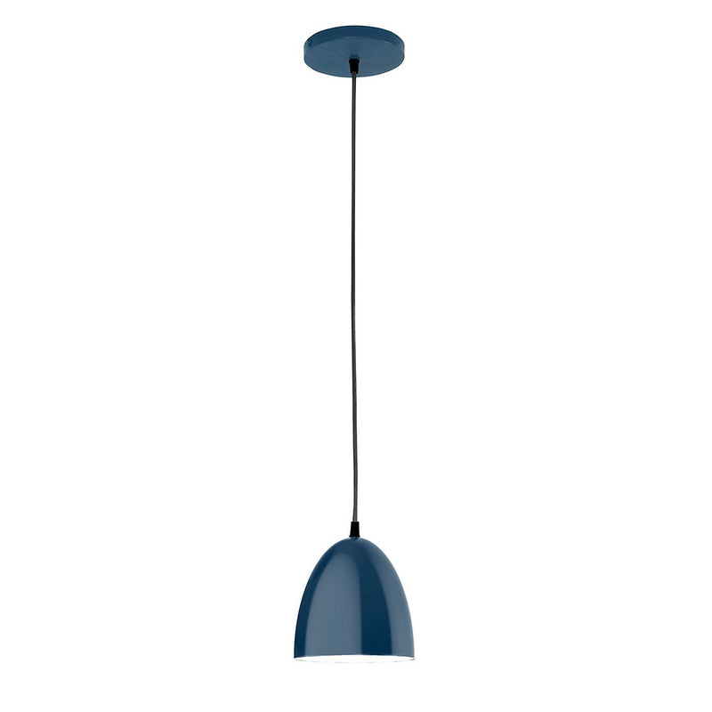 Jill 6" LED Pendant in Navy
