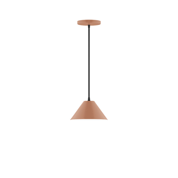 Pinnacle 8" Pendant in Terracotta | Montclair Light Works