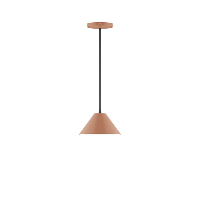 Axis Pinnacle 8" Pendant Light in Terracotta