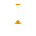 Pinnacle 8" Pendant in Bright Yellow | Montclair Light Works