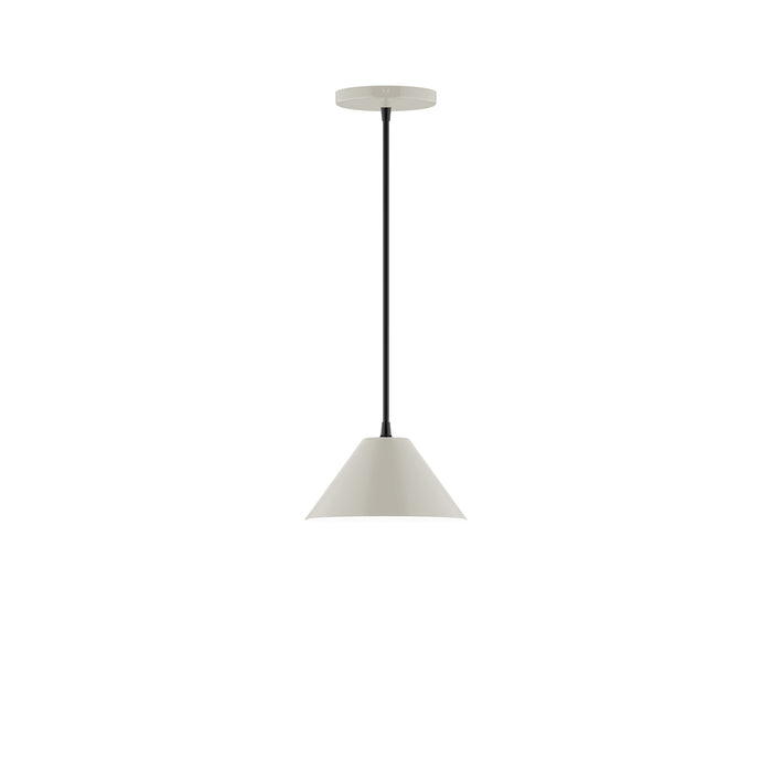 Pinnacle 8" Pendant in Silk Gray | Montclair Light Works