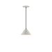 Pinnacle 8" Pendant in Silk Gray | Montclair Light Works