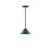 Pinnacle 8" LED Pendant in Forest Green | Montclair Light Works