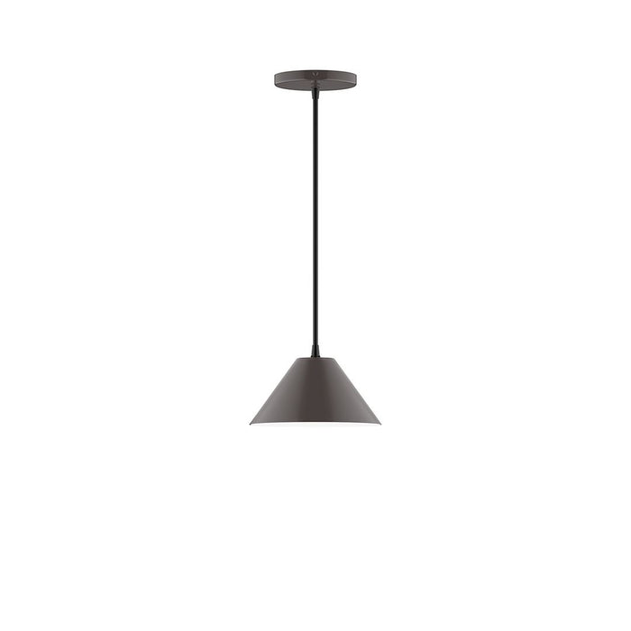 Axis Pinnacle 8" LED Pendant Light in Architectural Bronze