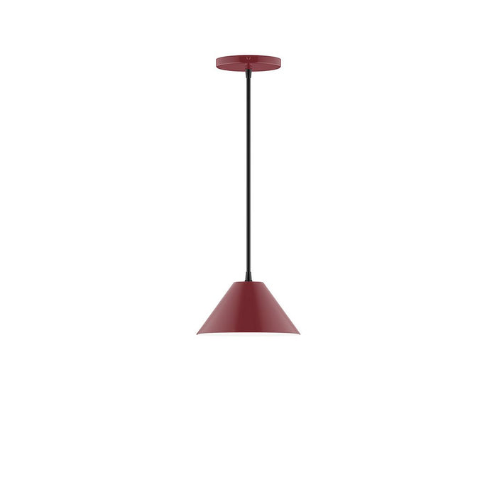 Axis Pinnacle 8" Pendant Light in Barn Red