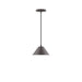 Pinnacle 8" LED Pendant in Bronze Matte | Montclair Light Works