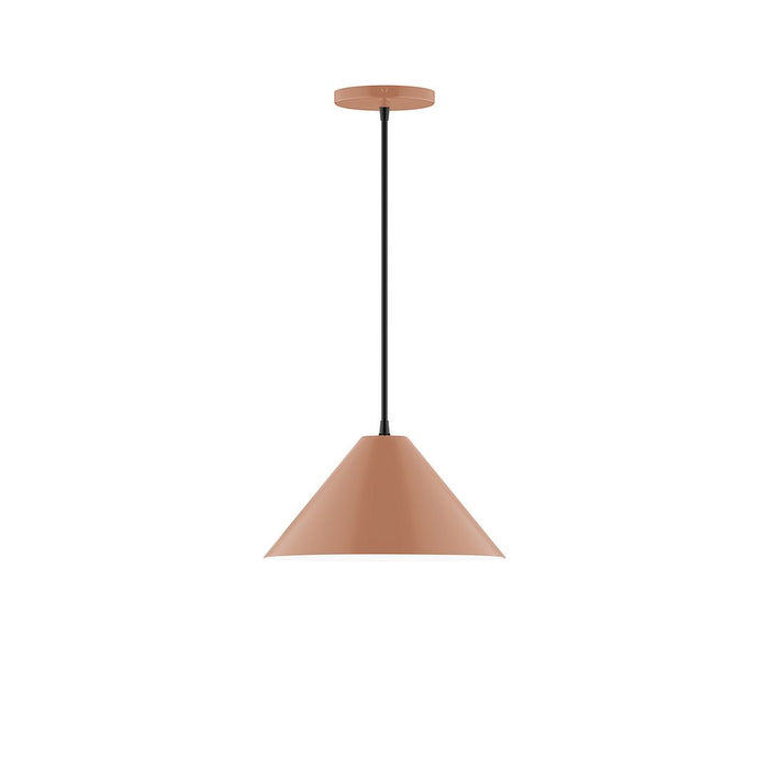 Axis Pinnacle 12" Pendant Light in Terracotta