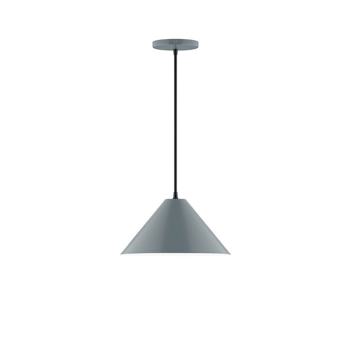 Axis Pinnacle 12" Pendant Light in Slate Gray