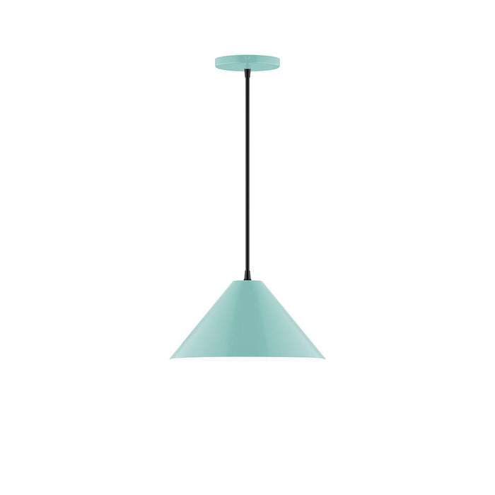 Axis Pinnacle 12" LED Pendant Light in Sea Green