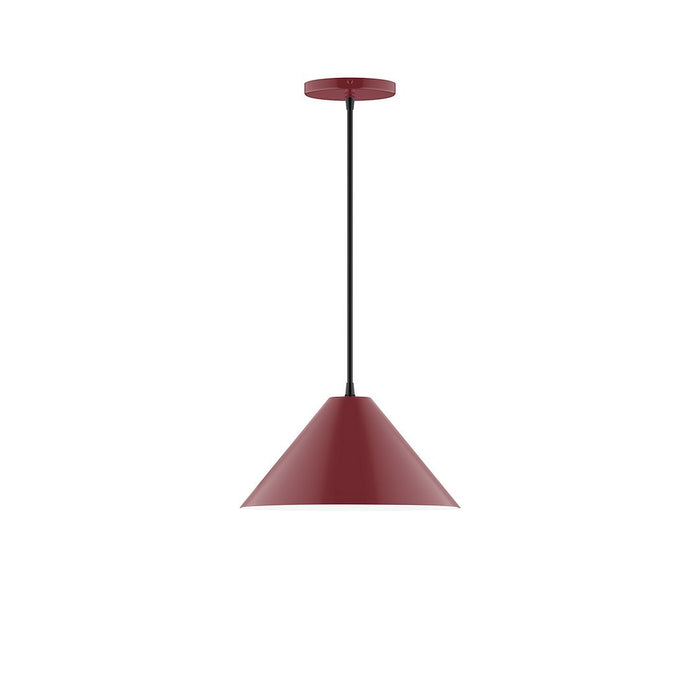 Axis Pinnacle 12" Pendant Light in Barn Red