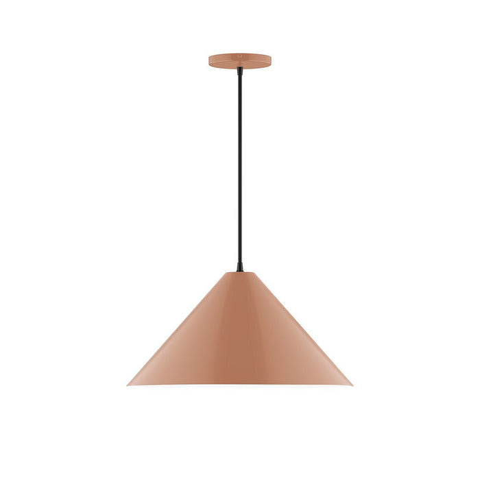 Axis Pinnacle 18" Pendant Light in Terracotta