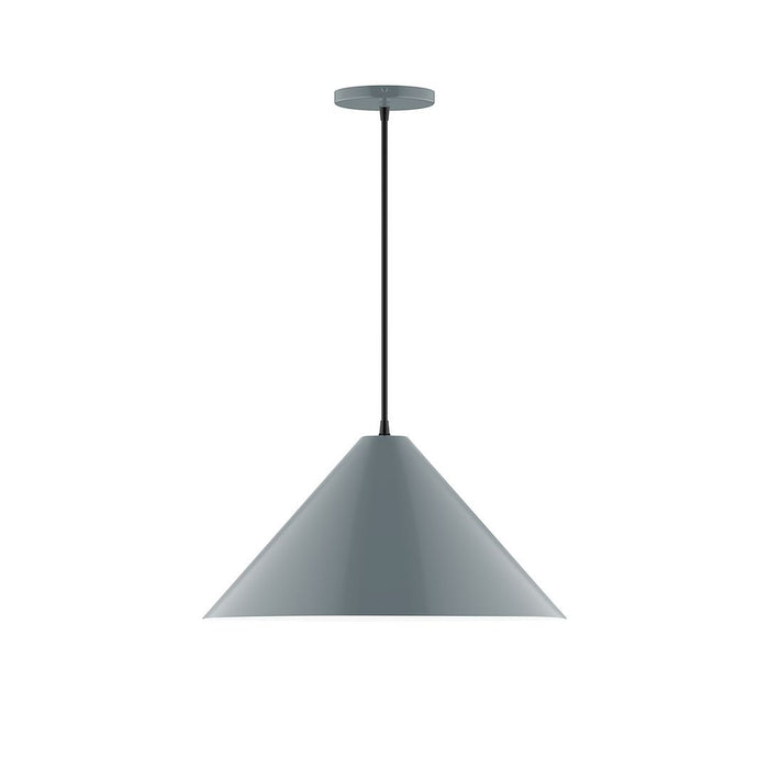 Axis Pinnacle 18" Pendant Light in Slate Gray