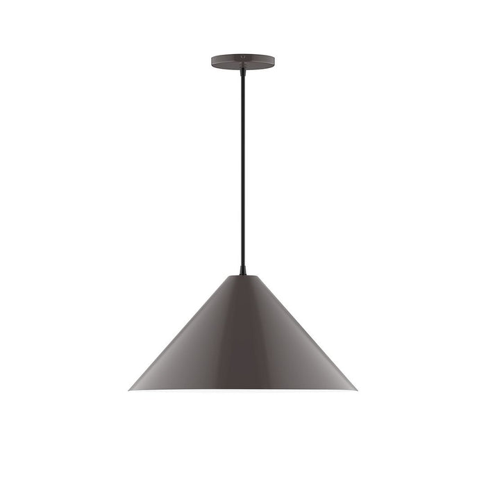 Axis Pinnacle 18" LED Pendant Light in Architectural Bronze