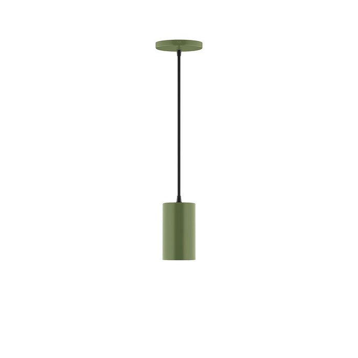 Axis Beam 6" Pendant Light in Fern Green