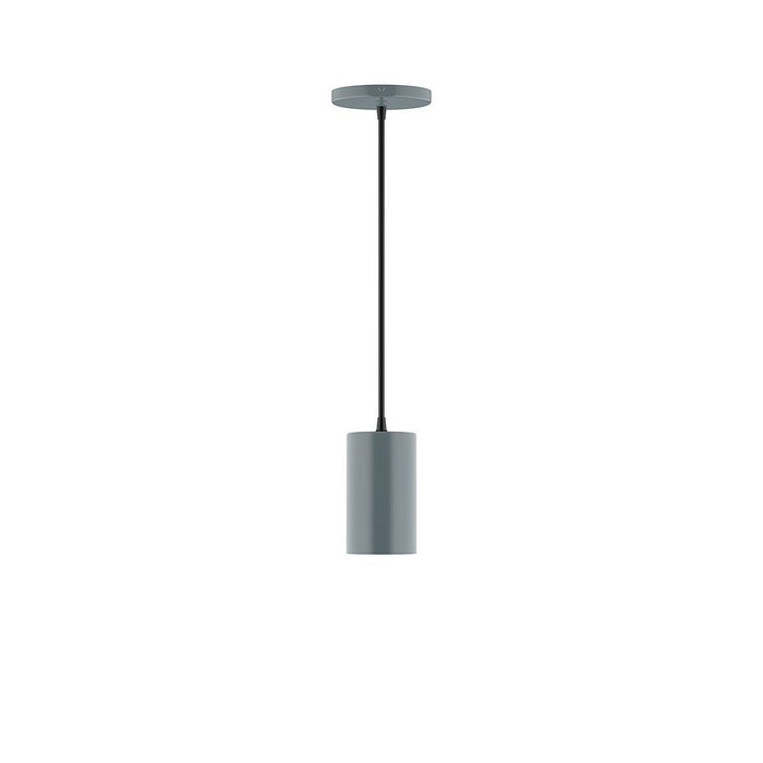 Axis Beam 6" LED Pendant Light in Slate Gray