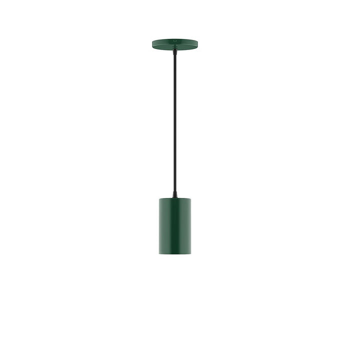 Axis Beam 6" LED Pendant Light in Forest Green