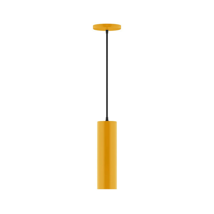 Axis Beam 12" LED Pendant Light in Bright Yellow