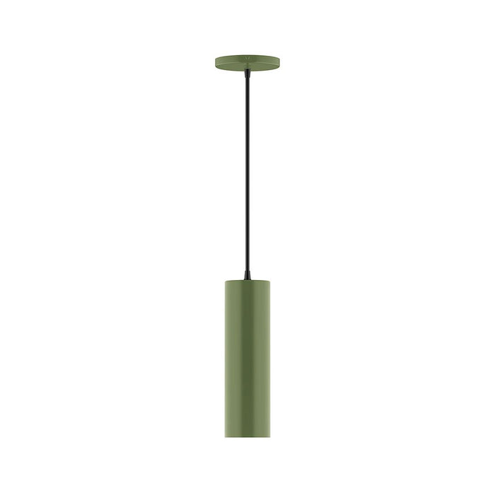 Axis Beam 12" LED Pendant Light in Fern Green