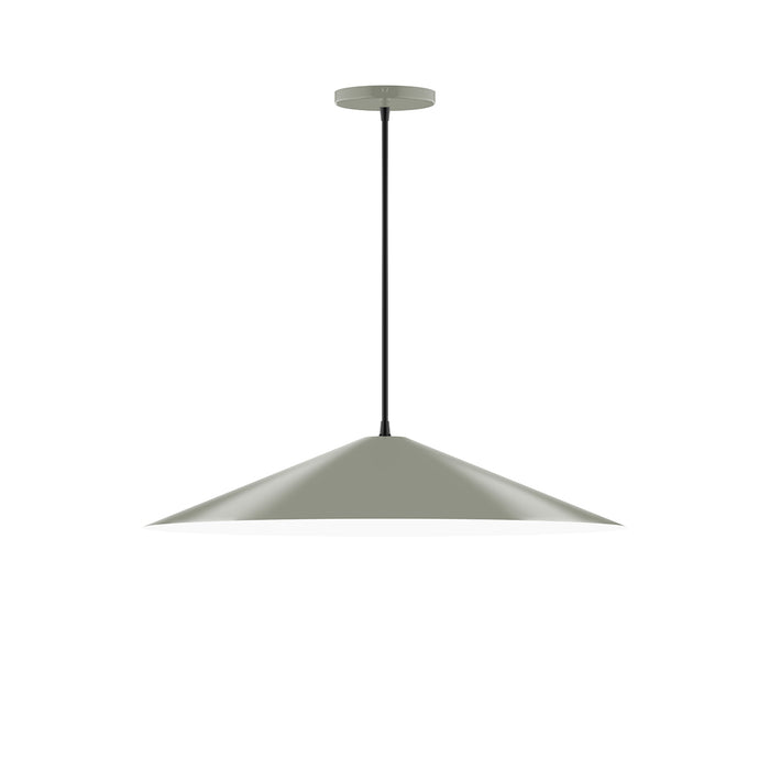 Vessel 24" Pendant in Moss Green | Montclair Light Works