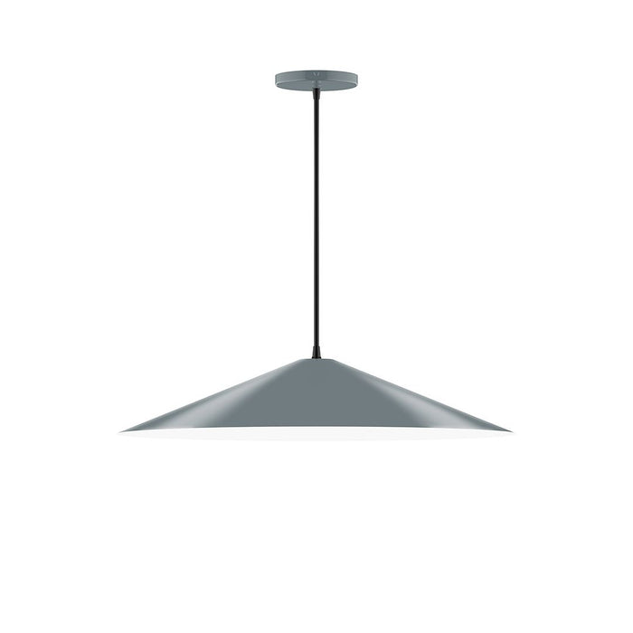 Axis Vessel 24" LED Pendant Light in Slate Gray